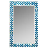 Blue Bone Inlay Arctic Mirror